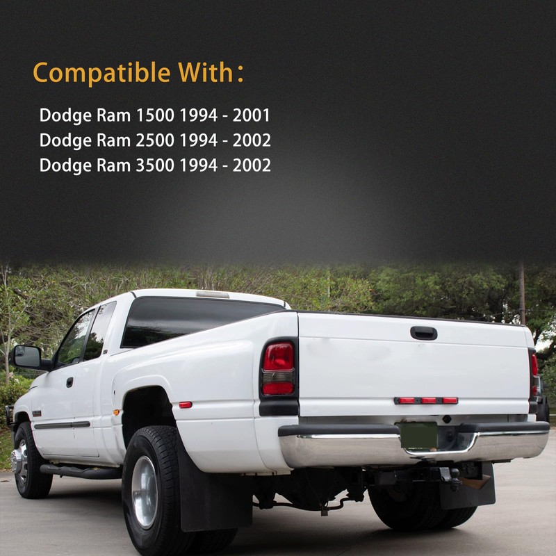 MiKaFex Tail Light Assembly Compatible With 1994-2001 Dodge Ram 1500