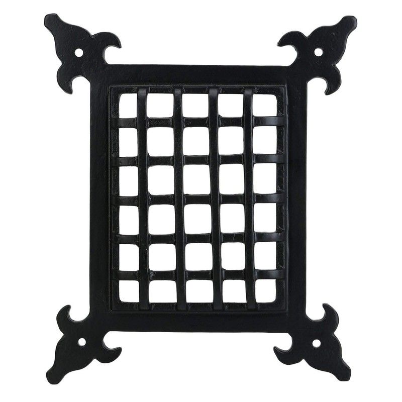 Perilla Home Cast Iron Safety Speakeasy Classic Style Black Grill