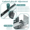 18 Inch Soft Close Undermount Drawer Slides 1 Pair,5D Adjustable