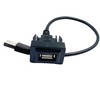2Pcs Male to Female USB Port Vehicle Power Socket Adapter,34