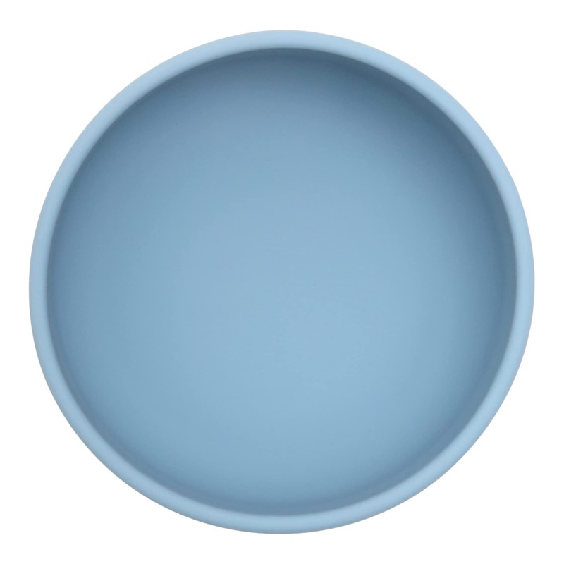 dollop - tazón de silicona con ventosa (azul pizarrón)