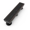 WEBANG 12 Inch Linear Shower Drain Rectangular Floor Drain with