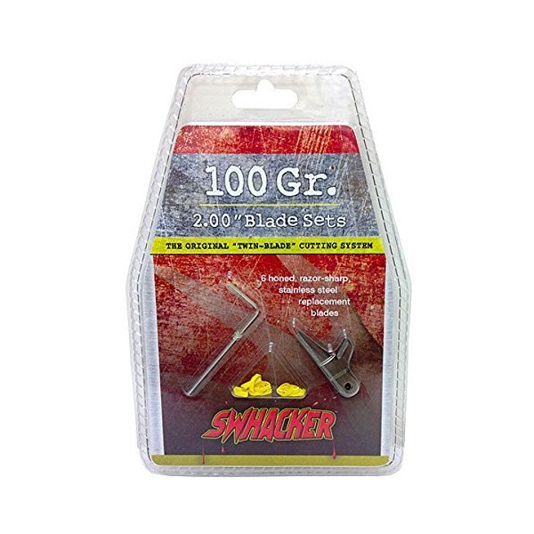 Swhacker 100 Grain 2in Replacement Blades - 6 Pack