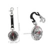 Totority Portable Keychain Compass for Outdoor Navigation Wear Resistant Zinc