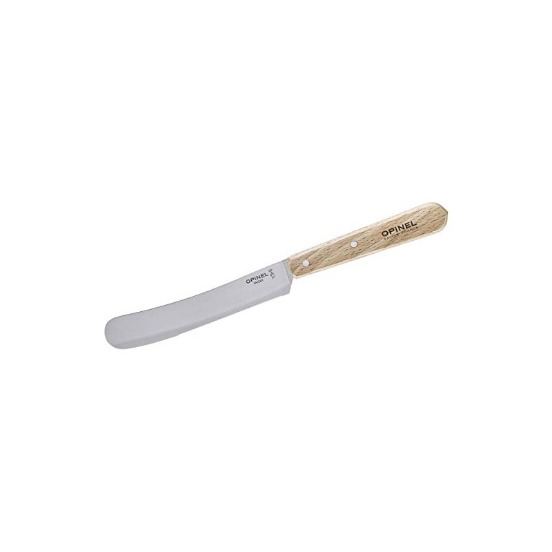 Opinel 254470 Frühstücksmesser, Buche Messer, Griffmaterial Buchenholz, Natur,21,3x1,8x2cm