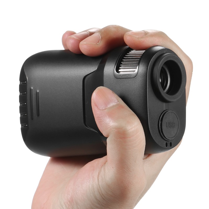 800M/1000M/1200M Golf Rangefinder 6X Magnification USB Charging Range Finder with