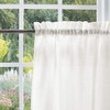 MARTHA STEWART Bedford Woven Plaid Window Curtain Valance and Tiers