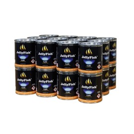 Real JellyFish Flame Premium Gel Fuel 24 Cans Indoor or Outdoor Made in USA 13oz