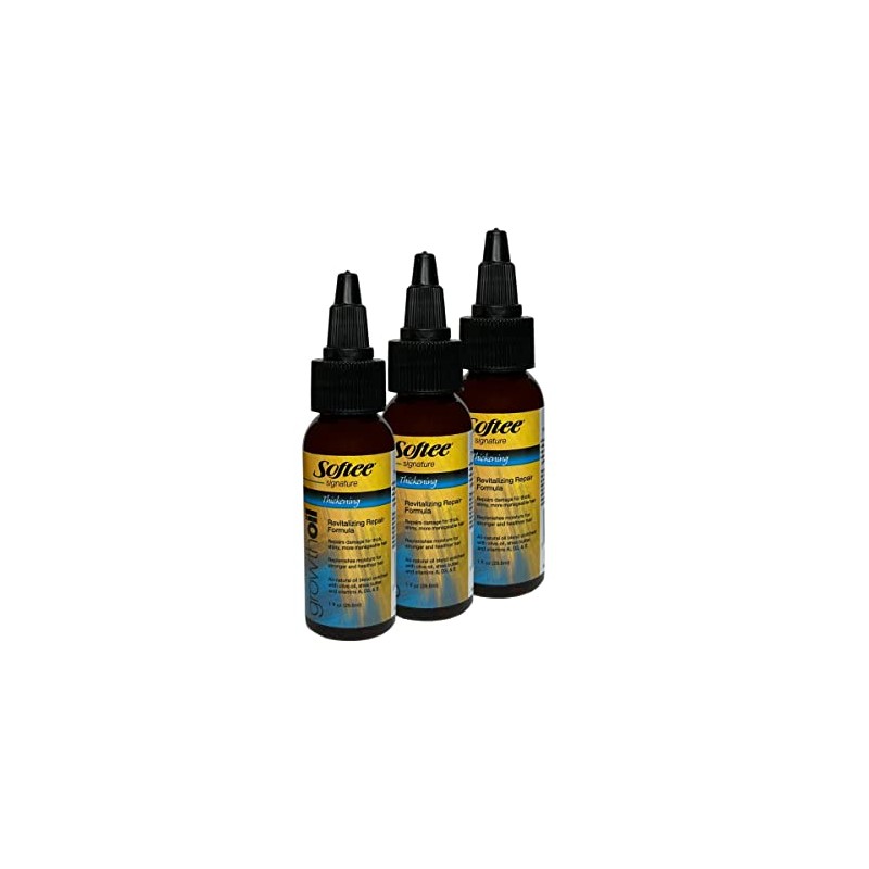 Softee Signature Thickening Growth Oil 1 oz (3 Pack)