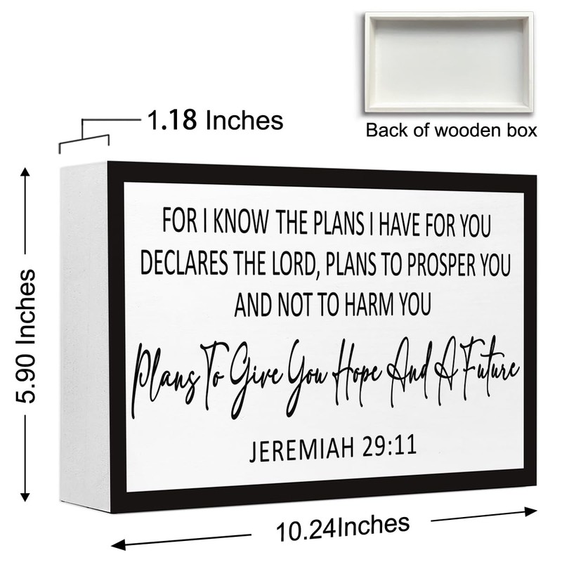 Jeremiah 29:11Wood Sign,For I Know the Plans I Have for