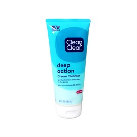 Clean & Clear Deep Action Cream Cleanser 6.5 Oz. - Pack of 3