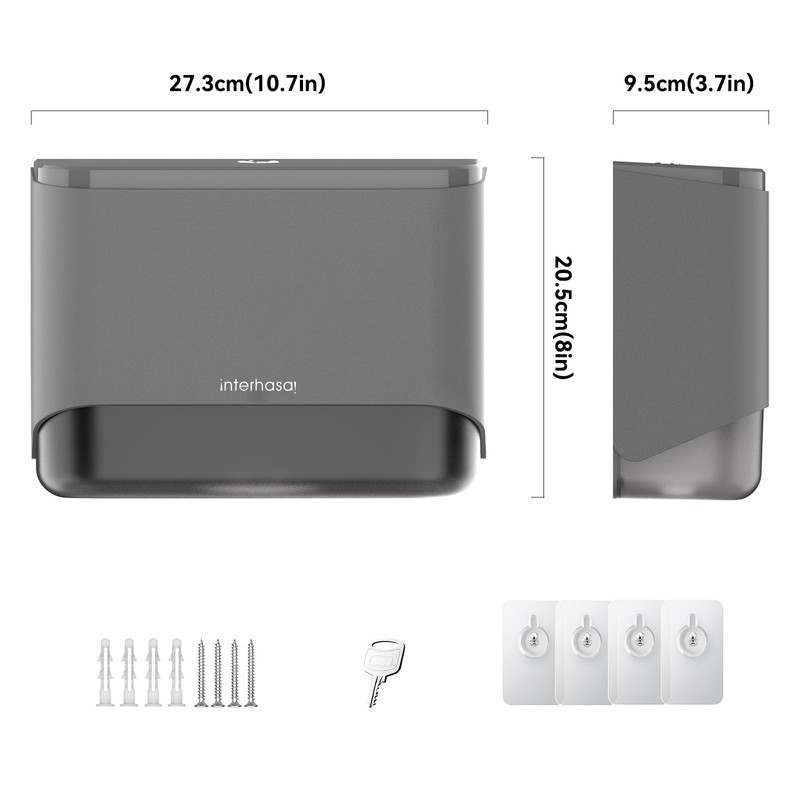 Commercial Paper Towel Dispenser Wall Mount Adhesive Multifold Trifold cFold