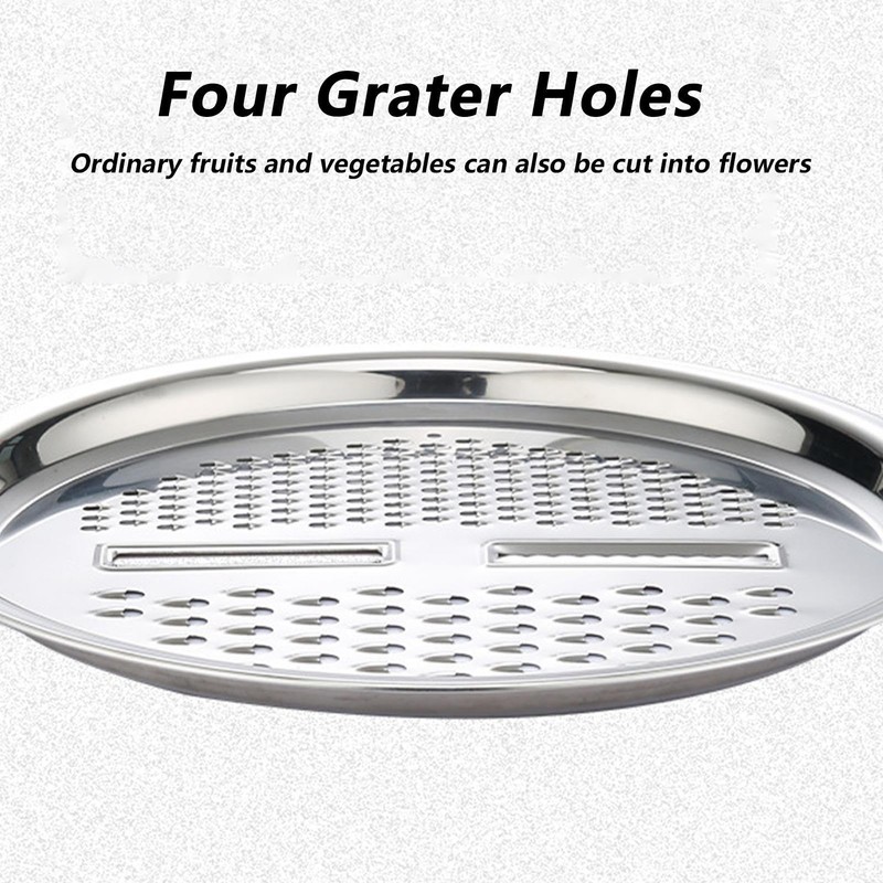 Multifunctional Stainless Steel Basin, Graters for Kitchen, 3 in 1