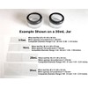 3/5ml Clear Plastic PERFORATED Shrink Bands for Jar/Bottle Caps 4