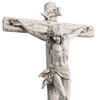 DevotedWalls 12" H Florentine Crucifix（Antique White）