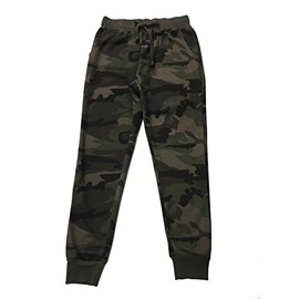 Ougedi Camouflage Pants Army Waistband Sweatpants Jogger Pants Outdoor Trousers Army X-Large