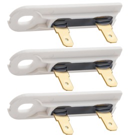 Dryer Thermal Fuse for Ama-na NED4655EW1, May-tag MEDX655DW1, Whirl-pool WED5000DW2, WED7300DW1, WED7000DW1, WGD4815EW1, WGD5000DW3 3392519 694511 Replacement (3 PACK).