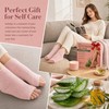 Toeless Moisturizing Gel Socks for Dry Cracked Heel Feet Women