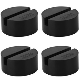 DEDC 4PCS Rubber Jack Pads Universal Slotted Frame Rail Protector for Trolley Jack Pinch Weld Protector