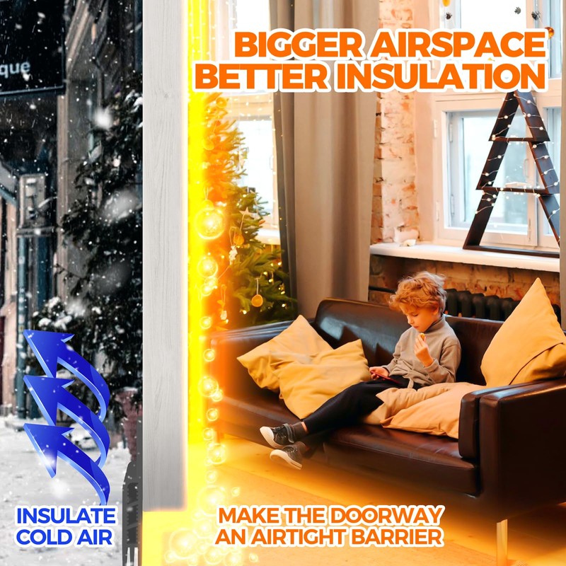 Holikme Door Draft Stopper Under Door Draft Blocker Insulator Door