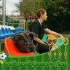 12 Pcs 3D Soccer Trophy Keychain Set - Perfect for