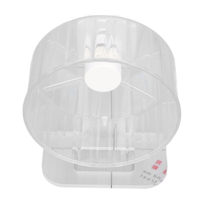 Silent Hamster Wheel with Stand Prevent Slip Clear Acrylic Hamster