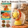 Monotre Interactive Cat Treat Dispenser, 2-in-1 Slow Feeder & Wand,