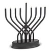 Traditional Hanukkah Electric Menorah Low Voltage Hanukkiah with LED Bulbs