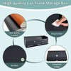 XCF Car Trunk Organizer, Collapsible Leather Car Trunk Storage Organizer
