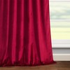 gisewood Red Velvet Curtains 96 Inches Long Back Tab Thermal