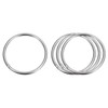 sourcing map Stainless Steel 304 O Rings, Pack of 4,