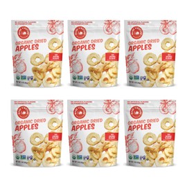 Made In Nature Organic Dried Apple Rings, 3 Ounce (Pack of 6) – Vegan Snack, Non-GMO, Unsulfured, Gluten Free, Kosher