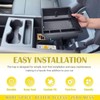 2PCS Rear Center Console Organizer Tray Compatible with 2024 2025
