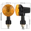 Turn Signals, Set of 4, Universal Plating, Clear, Yellow, Lens,