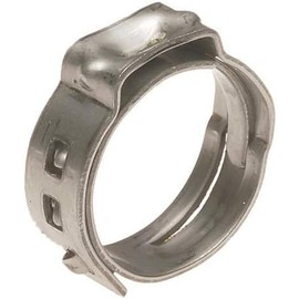 100 Pack 3/4 Inch PEX Cinch Clamps, Stainless Steel Rings Pinch Clamps for PEX Tubing Pipe Fitting Connections