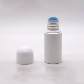 UUYYEO 4 Pcs 50 ml Sponge Head Plastic Bottles Liquid Applicator Bottles with Sponge Refillable Deodorant Bottles for Cosmetic Essential Oil