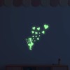 Ambiance Small Fairy Sticker with Hearts Glow in the Dark