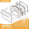WB56X22160 Range Oven Inner Door Glass for GE Oven, Stove,