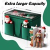 Christmas Figurine Storage Box & Nutcracker Storage Containers with Visible