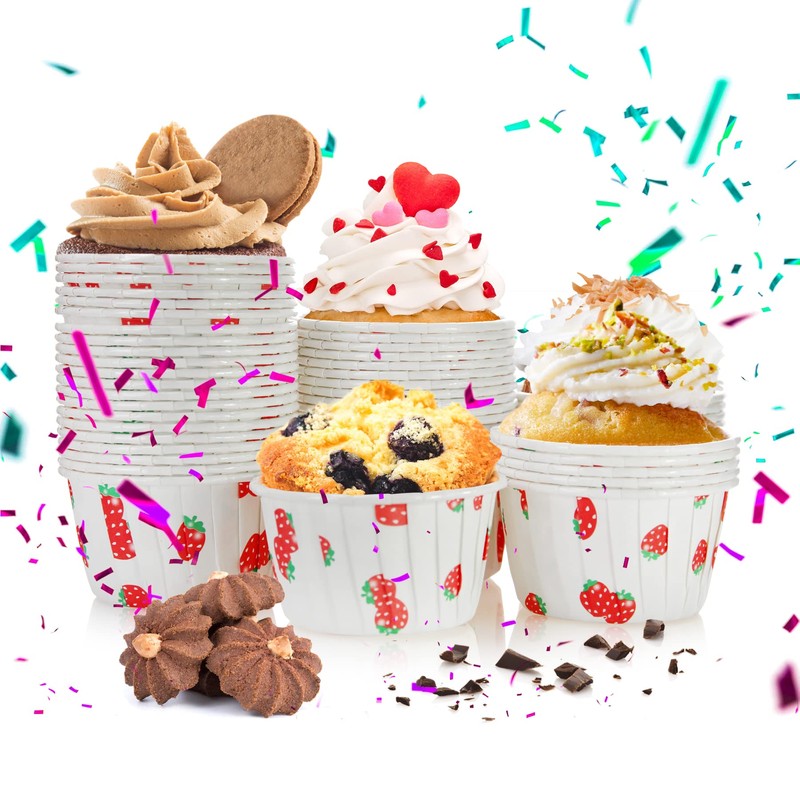 Spesh 50 Pcs Mini Cupcake Cases Fairy Cupcake Baking Cups