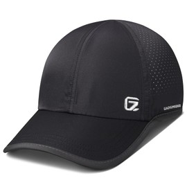 GADIEMKENSD Sport Caps Running Hat Golf Hats Mens Baseball Cap Quick Dry Lightweight Breathable Trucker Hat Outdoor Hiking Run A Go Dad Soft Unstructured Breezy Coll Thin Mesh Hat for Men Women Black