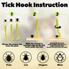 6 Pieces Chemical-Free Tick Remover Set, Painless Tick Hook, Tool