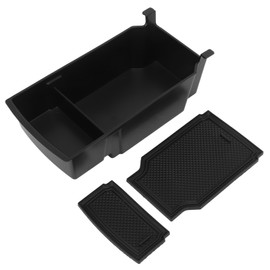 Center Console Organizer Tray Armrest Storage Box Slip Proof Replacement for Peugeot 208 E‑208 2008 E‑2008