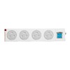 HPM 4 Outlet Surge Protected Powerboard Child Safe