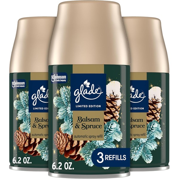 Glade Automatic Spray Refill, Balsam & Spruce, Scented Air Freshener