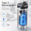 Automatic Liquid Soap Dispenser Touchless, Stainless Steel,USB Rechargeable