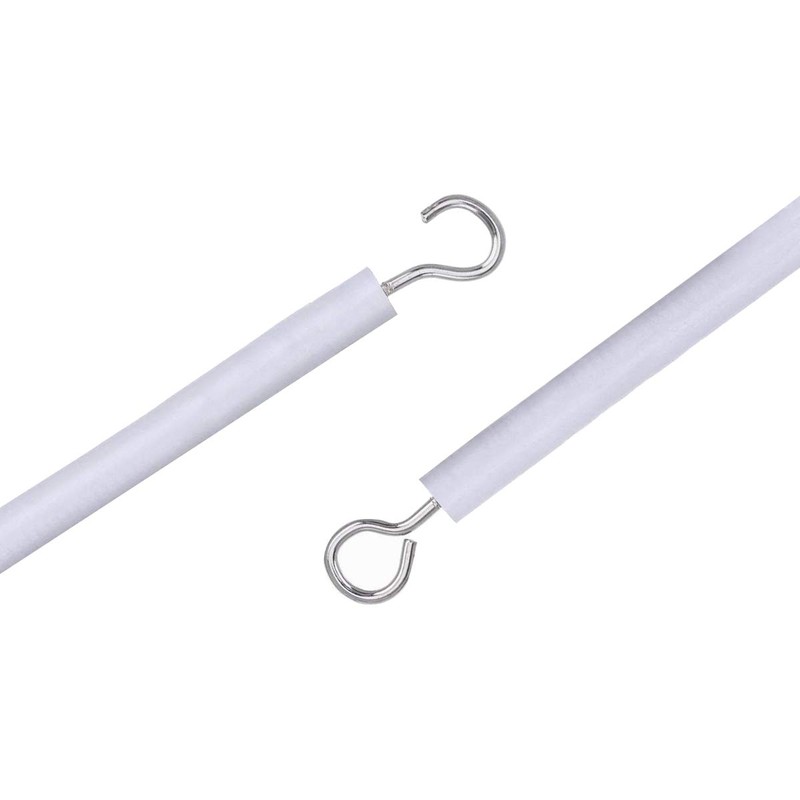 Fodlon Curtain Wire 10 m, White Curtain Wire Rope with