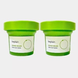 Bppelin [셀러허브]비플레인 녹두 포어 클레이 모공 팩 올리브영120ml 2개 (S12909058) Cellab Herb Biflain Mung Bean Pore Clay Pack 120ml 2ea [120ml]