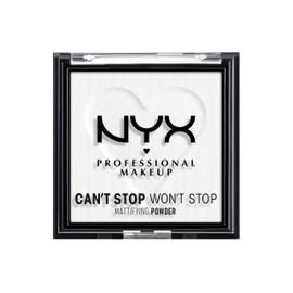 NYX Professional Makeup Can't Stop Won't Stop Mattifying Powder, Matte Finish, Brightening Translucent