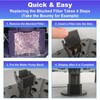 Filter Sponges Replacement Compatible with Aerogarden Harvest, Bounty, Farm, Extra,